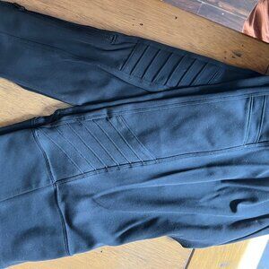 Athleta Delancey Moto Tight Medium Black